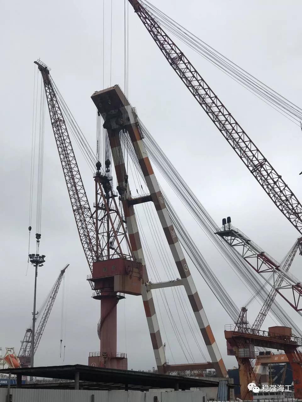 “門座機回轉軸承更換”工程順利完成